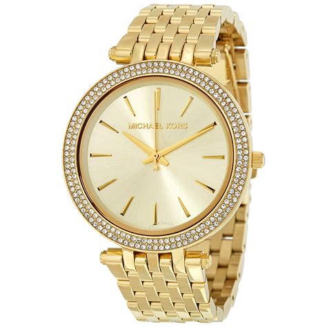 michael kors ladies gold watch uk|Michael Kors Watch with diamonds.